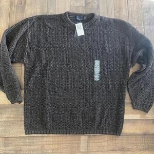 Vintage 90s NEW Bill Blass Menswear Multi Color Sweater NWT